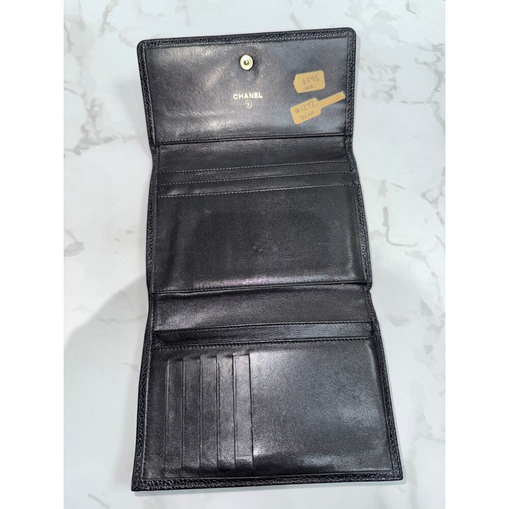 Chanel Caviar Leather Black Wallet - Picture 3 of 8